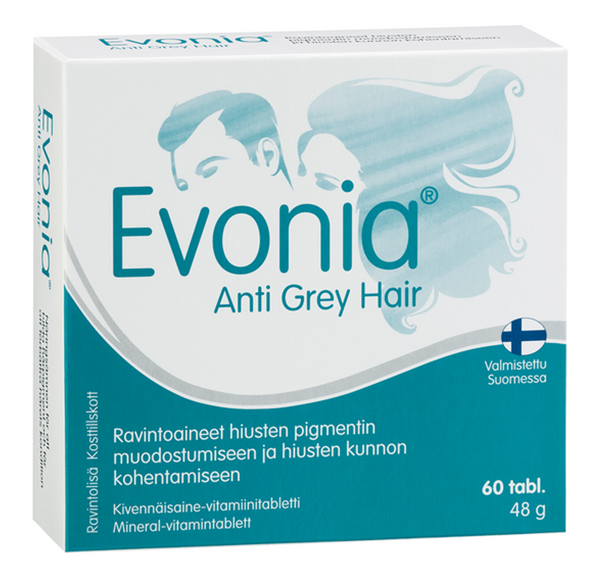 Evonia Anti Grey Hair Vitamiini 60tabs